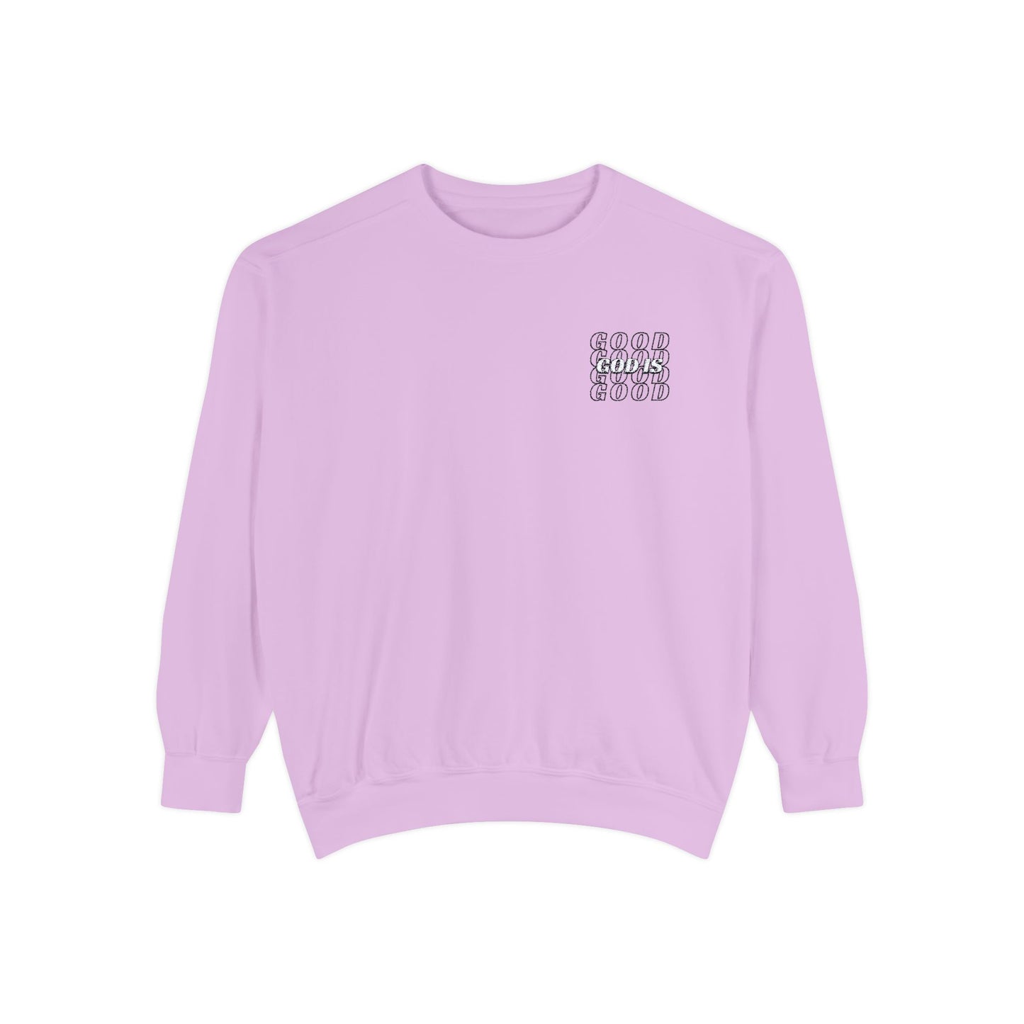 God Is Good Embroided Crewneck