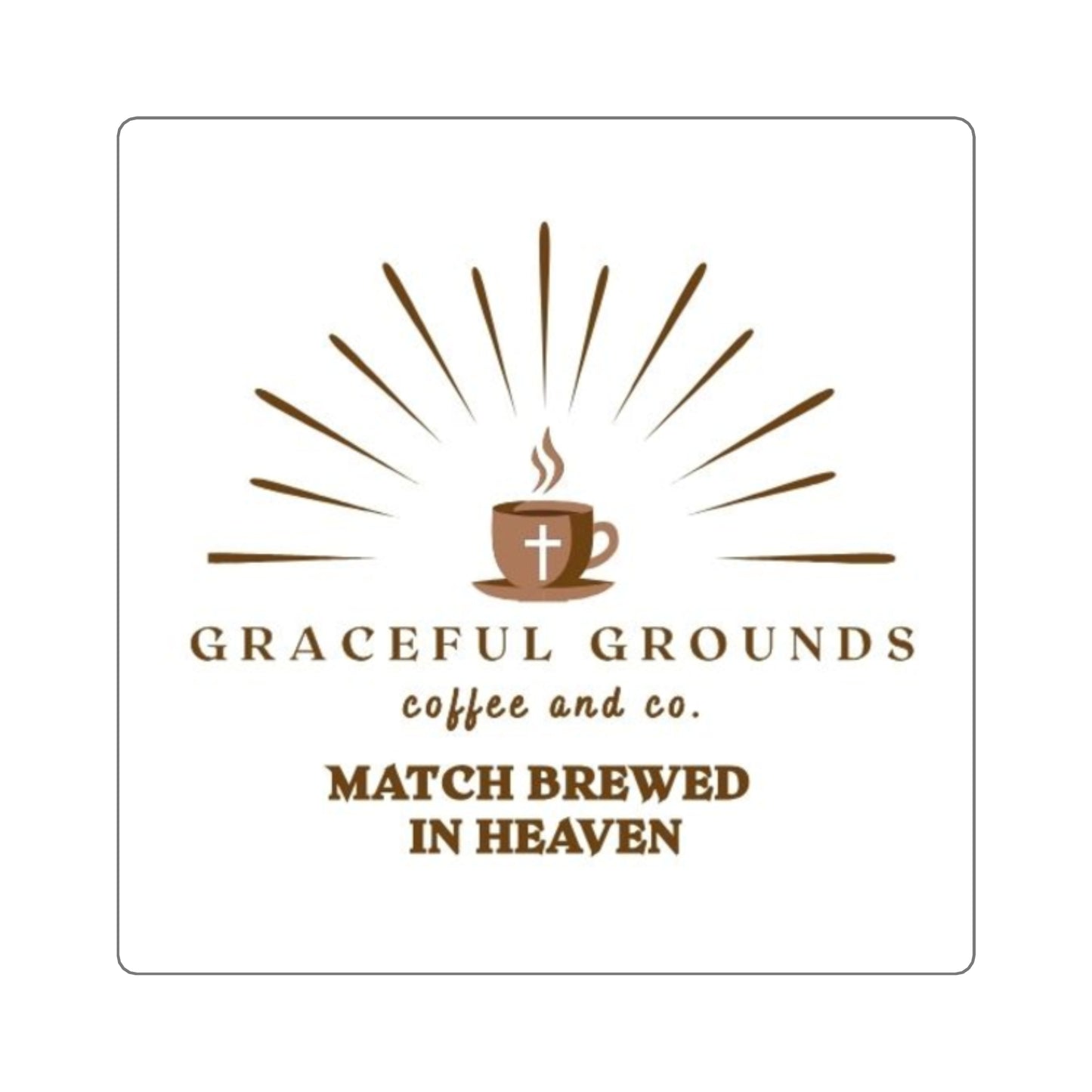 Match Brewed Sticker