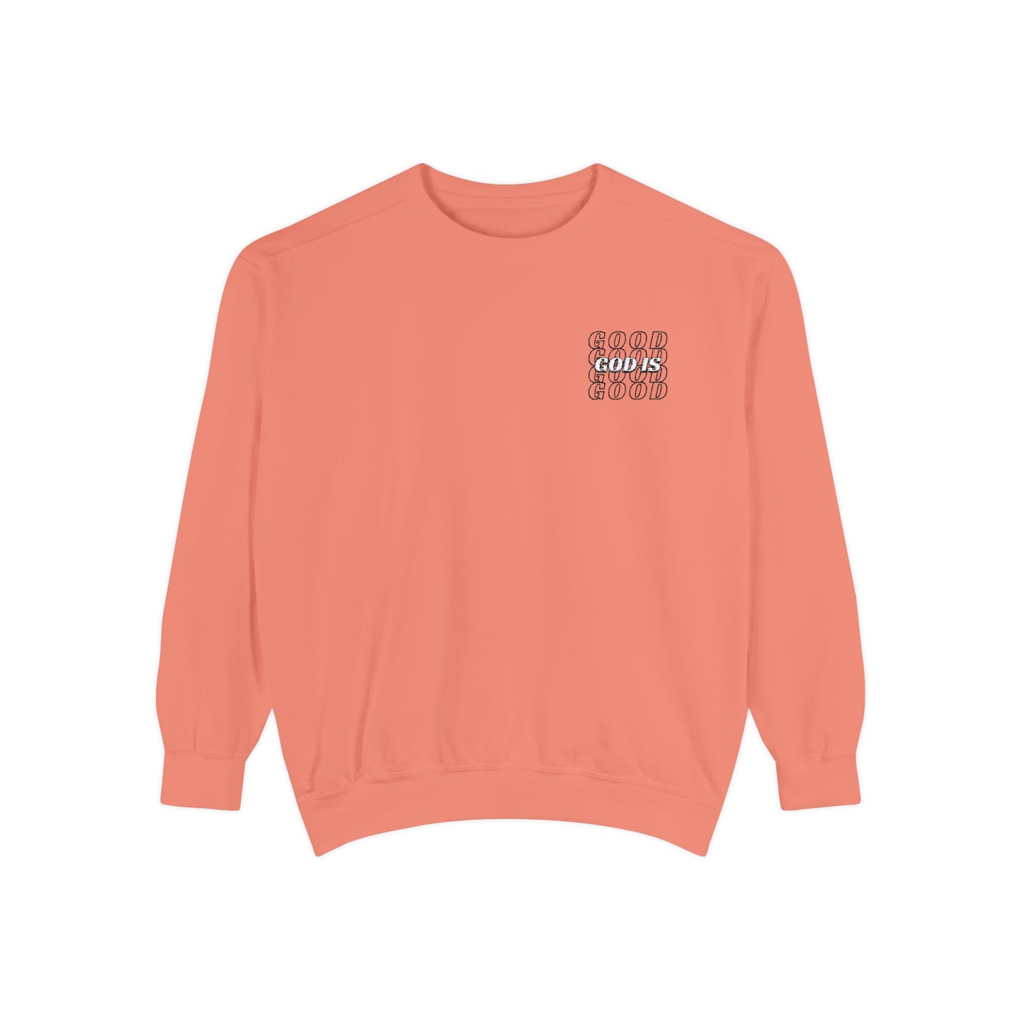 God Is Good Embroided Crewneck